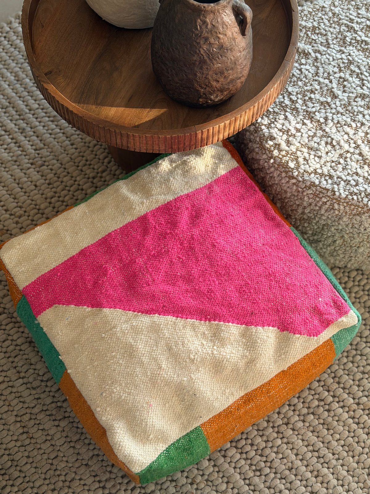 Colourful Pouf