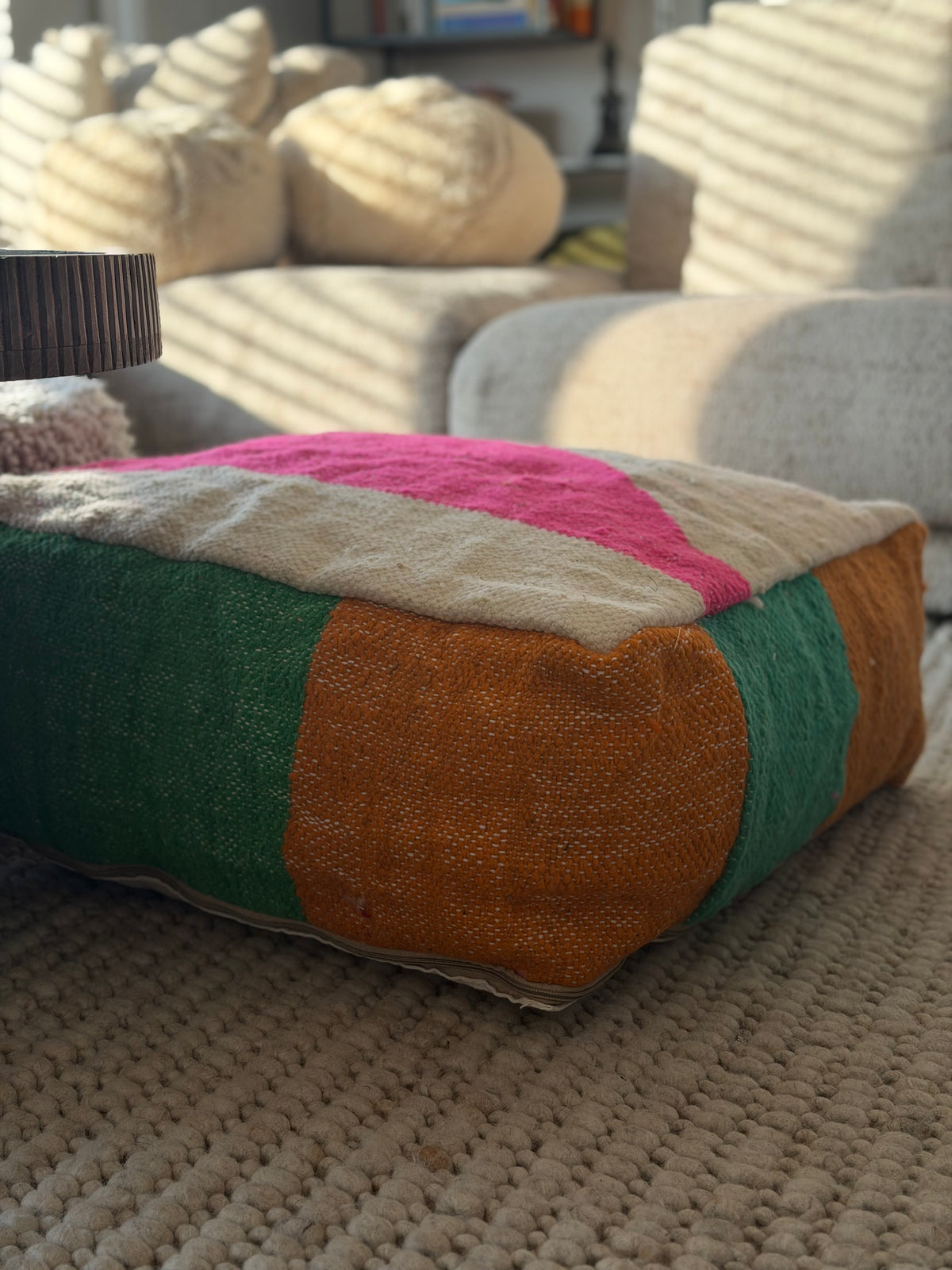 Colourful Pouf