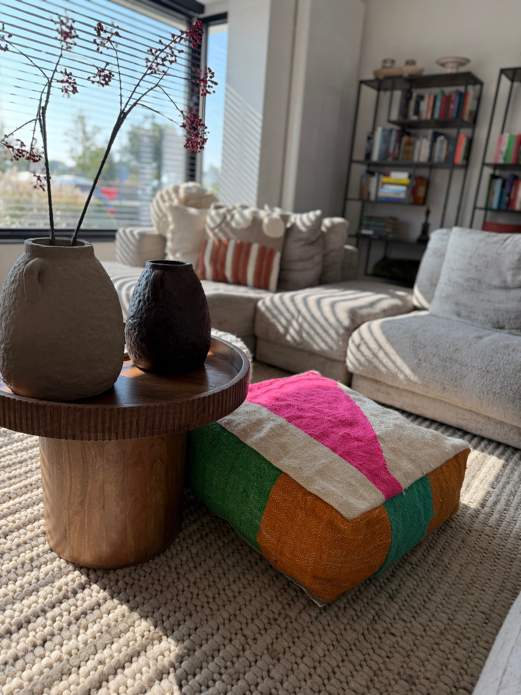 Colourful Pouf