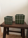 Green Vase Set