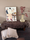 Framed artwork reading news